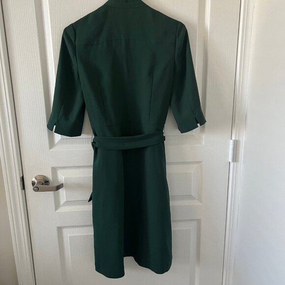 Hobbs Lois Dress in Pine Green - Picture 7 of 8